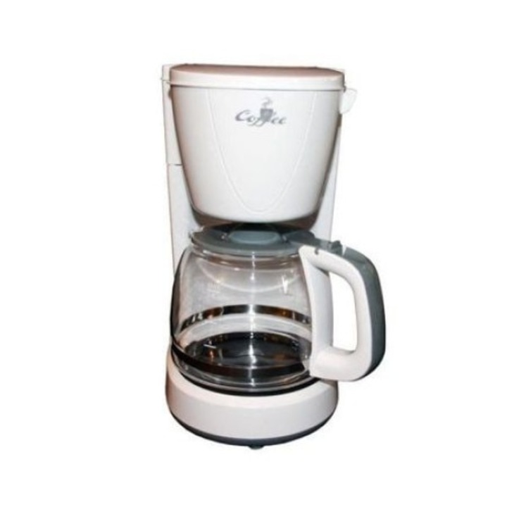 Кафемашина Home, HG KV 06, 800W, 1 литър, вместимост 8 чаши, постоянен филтър, бял