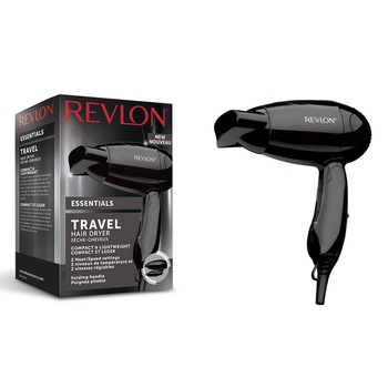 Uscator de par REVLON Essentials Travel RVDR5305E, 2 viteze, 2 trepte de temperatura Uscator de par REVLON Essentials Travel RVDR5305E, 2 viteze, 2 trepte de temperatura