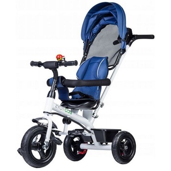 Tricicleta ecotoys jm-068-11h - albastra Tricicleta ecotoys jm-068-11h - albastra