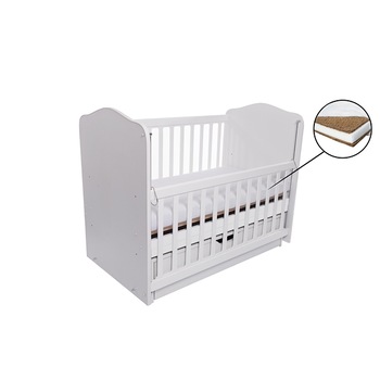 Patut eurogloria como balansoar culisant - alb + saltea cocos 10 cm Patut eurogloria como balansoar culisant - alb + saltea cocos 10 cm