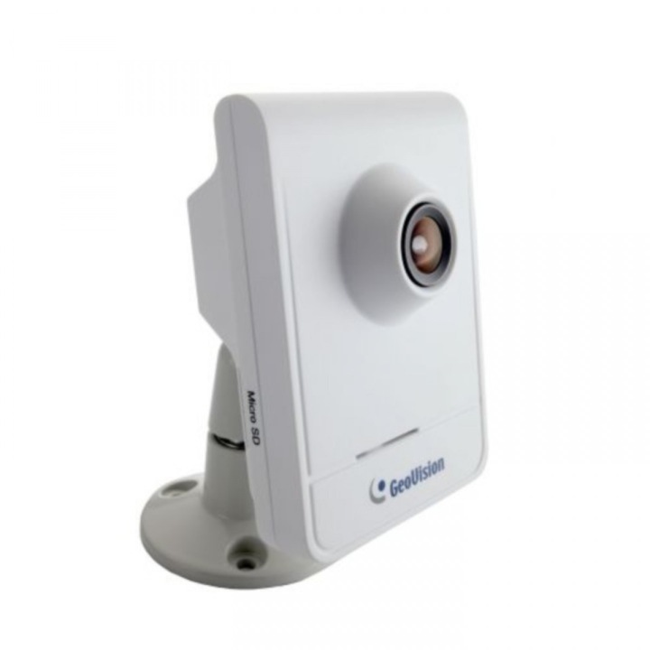 Камера за наблюдение IP GeoVision GV-CB120, 1.3 Mpix, Cube, 3.35 мм обектив, PoE, H.264