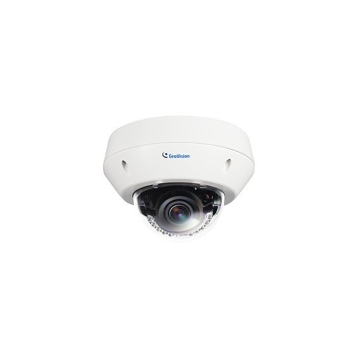Камера за наблюдение IP GeoVision GV-EVD3100-0010, Vandal Proof IP Dome, 3.0 Mpix, WDR, Super Low Lux, 3-9 мм обектив
