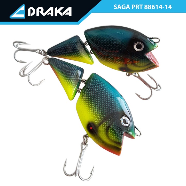 Naluca Wobbler Draka "Saga" PRT, 11 cm. -1,5 m., lama metalica
