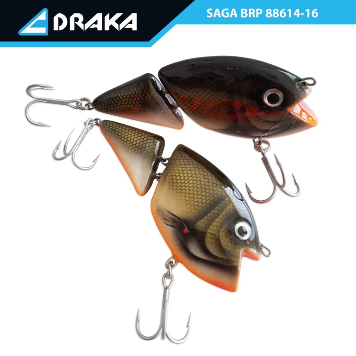 Wobbler Draka "Saga" BRP, 11 cm. -1,5 m