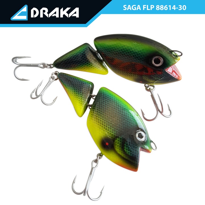Wobbler Draka "Saga" FLP, 11 cm. -1,5 m