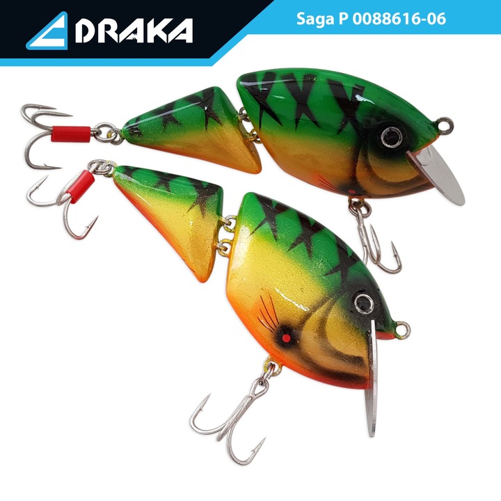 Wobbler Draka "Saga" P, 11 cm. -2 m., lopata metalica