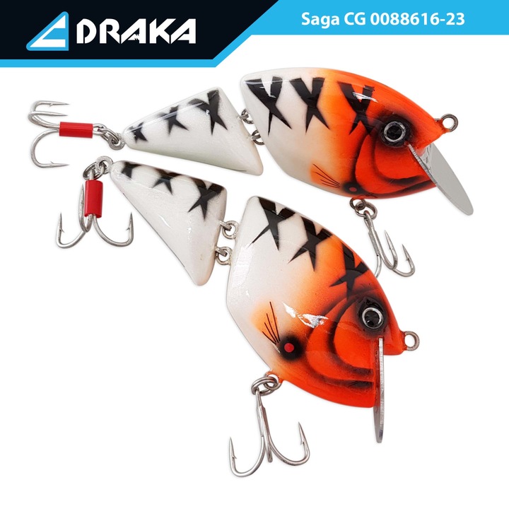 Naluca Wobbler Draka „Saga” CG, 11 cm. -2 m., lopata metalica
