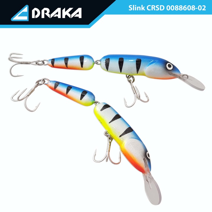 Wobbler Draka "Slink JT" CRSD, 12 cm. -3,5 m., műanyag lapát