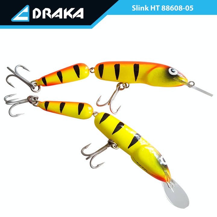 Momeala artificiala, Draka, 12 cm. Plastic, Galben