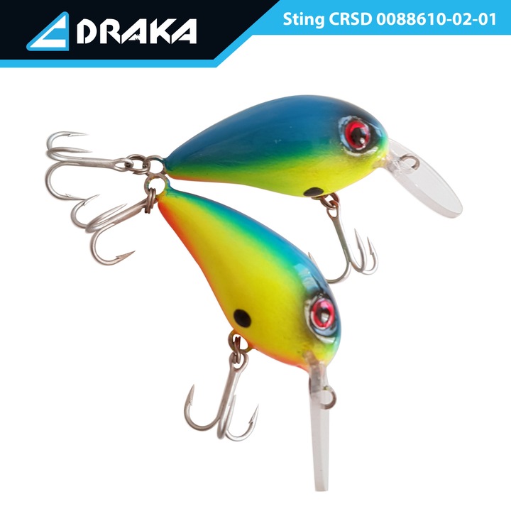 Wobbler Draka "Sting" CB, 5,5 cm. -3 m., műanyag spatula