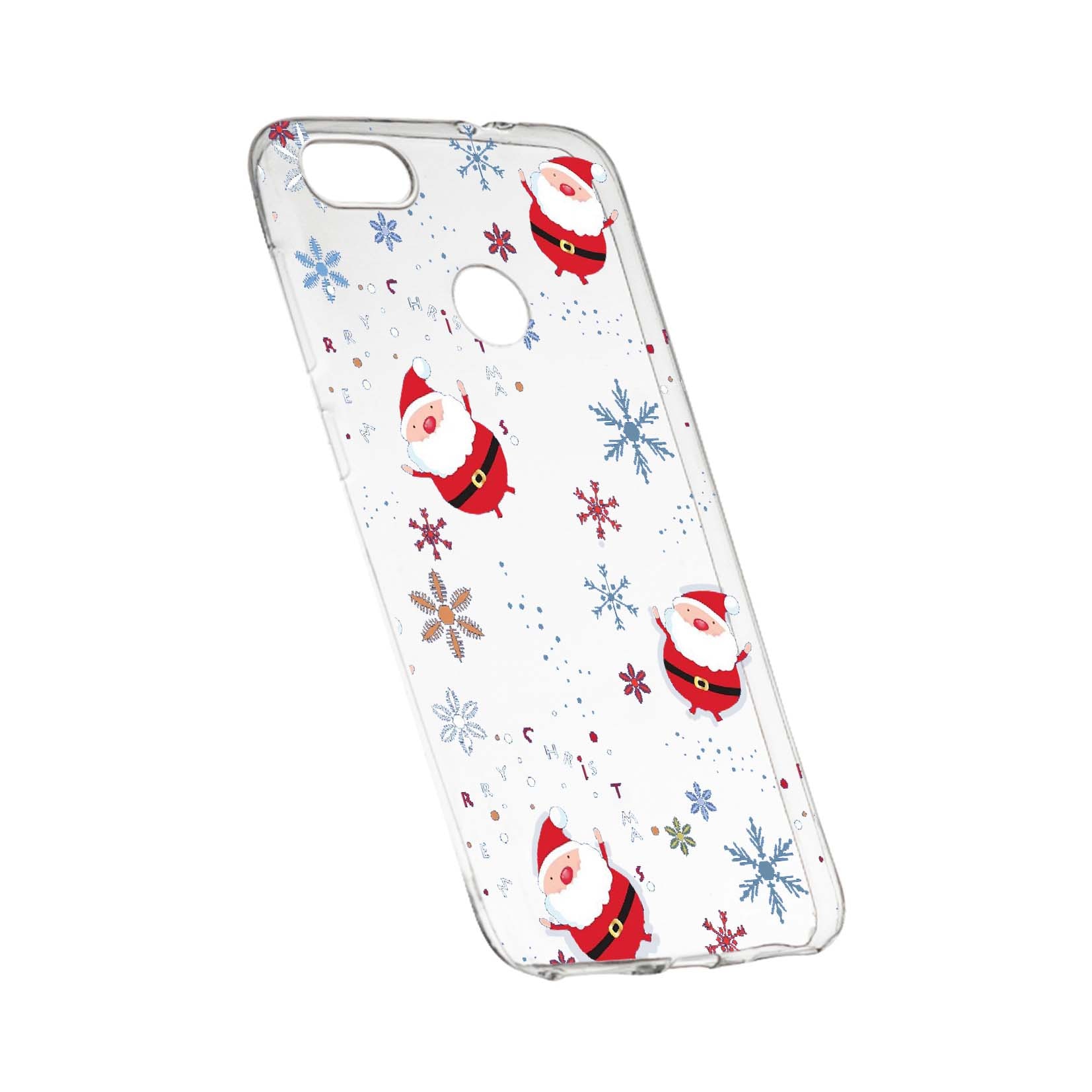 Husa de protectie Mos Craciun, Christmas pentru Huawei P9 Lite Mini / Y6 pro 2017, rezistenta la uzura, anti-alunecare, din silicon Premium, 308