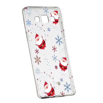 Husa de protectie Mos Craciun, Christmas pentru Samsung Galaxy J5 2016, rezistenta la uzura, anti-alunecare, din silicon Premium, 308 Husa de protectie Mos Craciun, Christmas pentru Samsung Galaxy J5 2016, rezistenta la uzura, anti-alunecare, din silicon Premium, 308