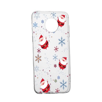 Husa de protectie Mos Craciun, Christmas pentru Motorola Moto G7 Power, rezistenta la uzura, anti-alunecare, din silicon Premium, 308 Husa de protectie Mos Craciun, Christmas pentru Motorola Moto G7 Power, rezistenta la uzura, anti-alunecare, din silicon Premium, 308