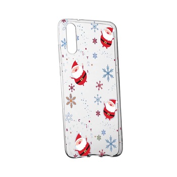 Husa de protectie Mos Craciun, Christmas pentru Xiaomi Mi 9 Lite, rezistenta la uzura, anti-alunecare, din silicon Premium, 308 Husa de protectie Mos Craciun, Christmas pentru Xiaomi Mi 9 Lite, rezistenta la uzura, anti-alunecare, din silicon Premium, 308