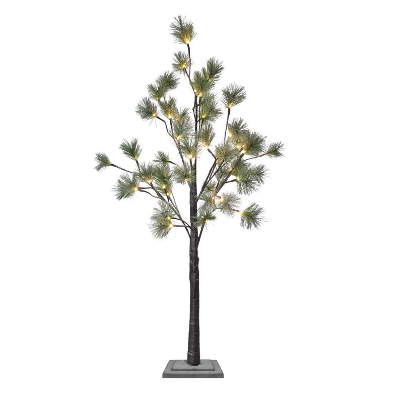 Decoratiune Craciun, Pom, Verde, Emos ZY 2137T, LED 3,6W, Lumina Calda, 120cm, IP 44