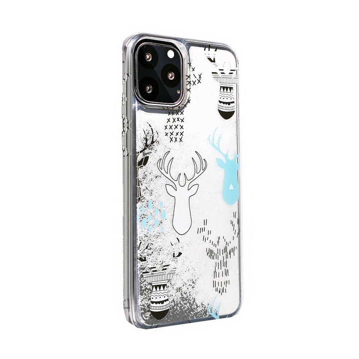 Védő hátlap Forcell Winter tok Apple IPhone 5 / 5S / SE szarvashoz