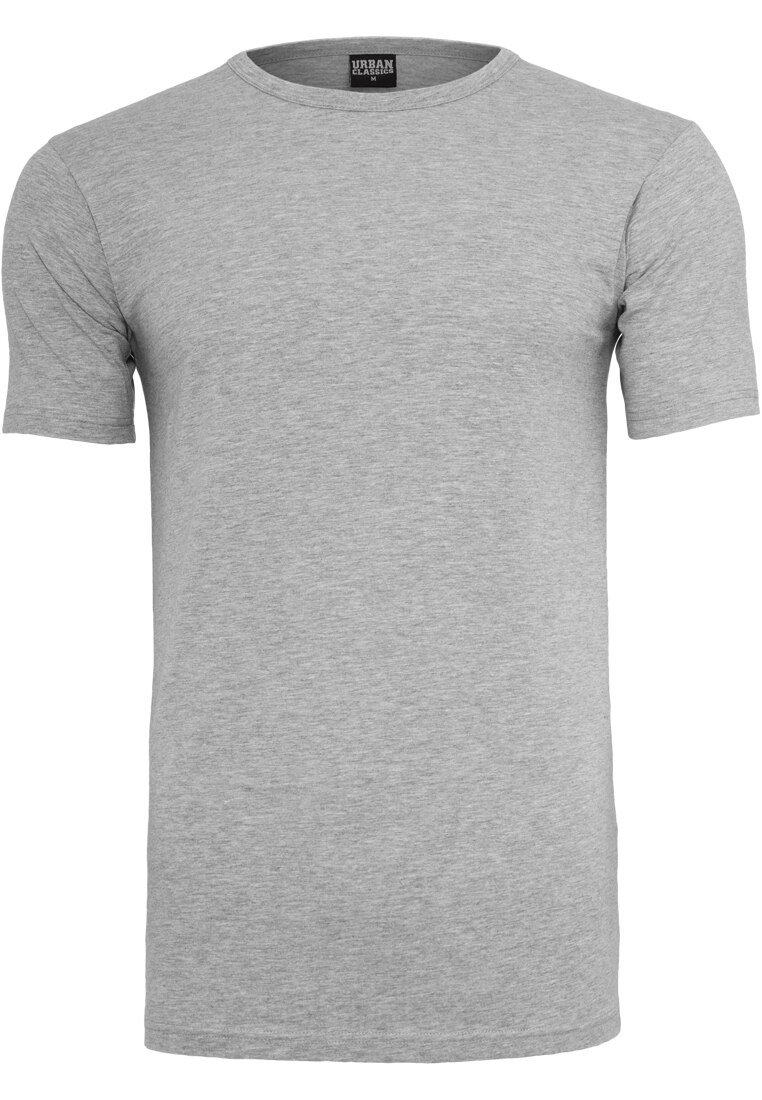 Tricou Casual Stretch Urban Classics Barbati - Gri, Gri