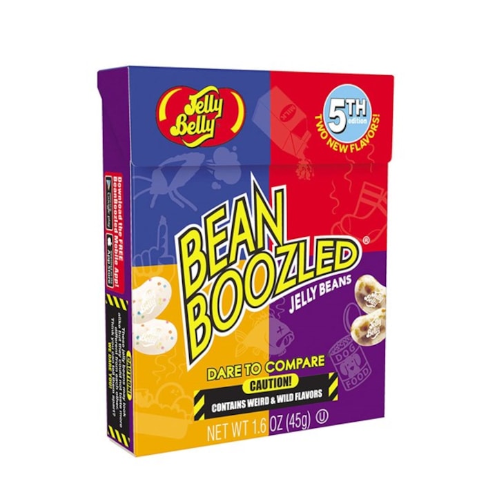 Jelly Belly Candy, Bean Boozled, Flip Top, 45G
