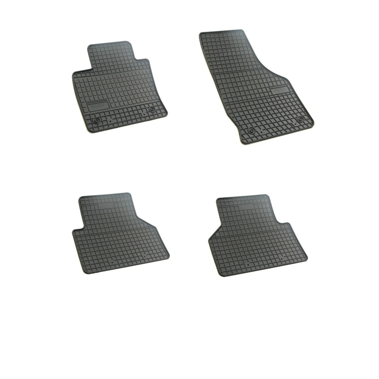 Set 4 covorase auto Frogum pentru Audi Q3 Ky3 2011-2018, Cauciuc, Negru