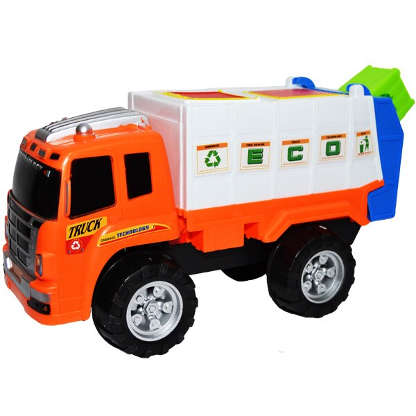 Camion salubrizare,plastic, 27.5x15 cm