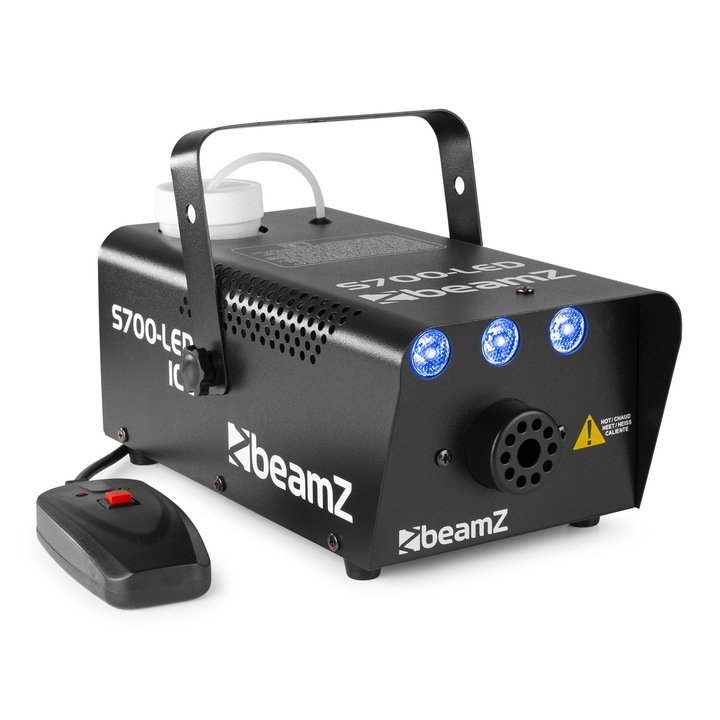 Masina de fum BeamZ S700-LED ICE cu efect de gheata incorporat (700W) + 250ml lichid