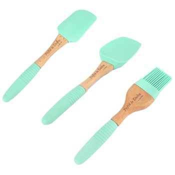 Set pensula, spatula, paleta, Cooking by Heinner Simona Pope, silicon, 22, 25, 25 cm Set pensula, spatula, paleta, Cooking by Heinner Simona Pope, silicon, 22, 25, 25 cm