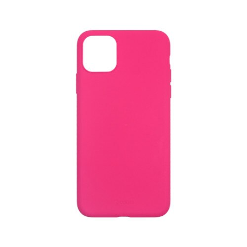 Husa Protectie Spate Cellara Din Silicon Colectia Slim Pentru iPhone 11 Pro - Fluorescent Roz