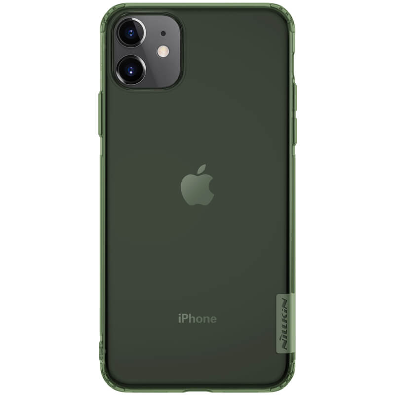 Husa din silicon Nillkin pentru Apple iPhone 11, verde transparent