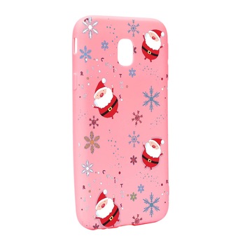 Husa de protectie Mos Craciun, Christmas pentru Samsung Galaxy J7 2018, rezistenta la uzura, anti-alunecare, din silicon Premium, P308 Husa de protectie Mos Craciun, Christmas pentru Samsung Galaxy J7 2018, rezistenta la uzura, anti-alunecare, din silicon Premium, P308