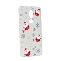 Husa de protectie Mos Craciun, Christmas pentru OnePlus 6, rezistenta la uzura, anti-alunecare, din silicon Premium, W308