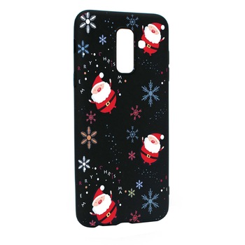 Husa de protectie Mos Craciun, Christmas pentru Samsung Galaxy A6 PLUS / Galaxy J8 2018, rezistenta la uzura, anti-alunecare, din silicon Premium, B308 Husa de protectie Mos Craciun, Christmas pentru Samsung Galaxy A6 PLUS / Galaxy J8 2018, rezistenta la uzura, anti-alunecare, din silicon Premium, B308