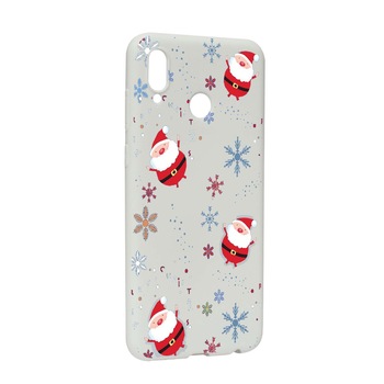 Husa de protectie Mos Craciun, Christmas pentru Huawei Honor Play, rezistenta la uzura, anti-alunecare, din silicon Premium, W308 Husa de protectie Mos Craciun, Christmas pentru Huawei Honor Play, rezistenta la uzura, anti-alunecare, din silicon Premium, W308