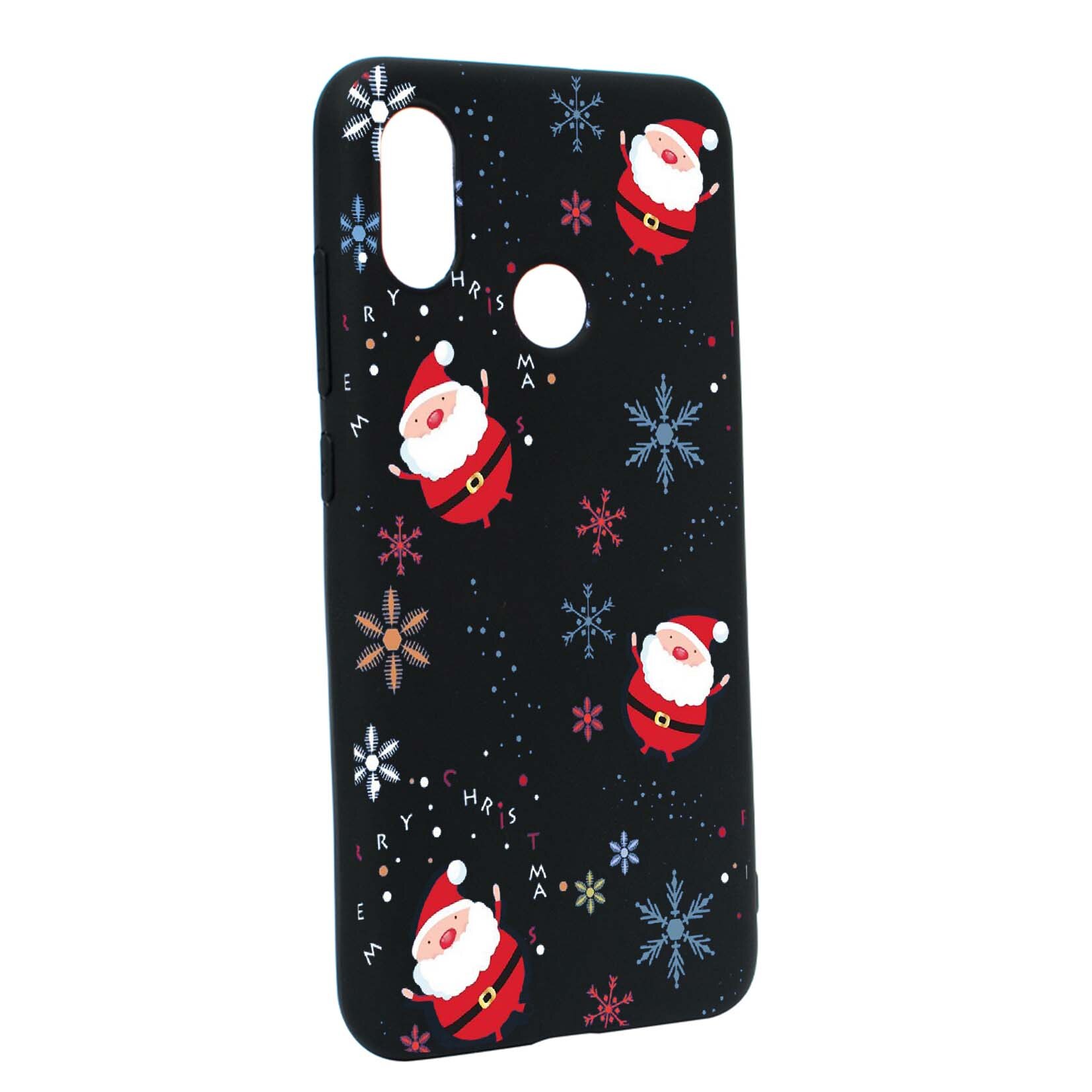 Husa de protectie Mos Craciun, Christmas pentru Xiaomi Mi A2 Lite / Redmi 6 Pro, rezistenta la uzura, anti-alunecare, din silicon Premium, B308