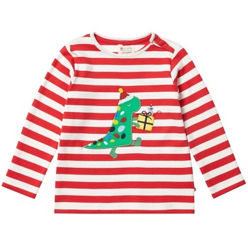 Bluza, Dino de sarbatori, bumbac organic, multicolor, bebe Bluza, Dino de sarbatori, bumbac organic, multicolor, bebe