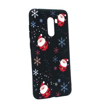 Husa de protectie Mos Craciun, Christmas pentru Xiaomi PocoPhone F1, rezistenta la uzura, anti-alunecare, din silicon Premium, B308 Husa de protectie Mos Craciun, Christmas pentru Xiaomi PocoPhone F1, rezistenta la uzura, anti-alunecare, din silicon Premium, B308