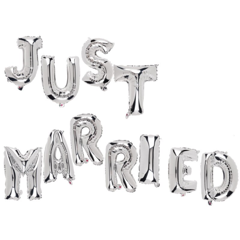 SET 1BUC Pachet baloane folie Just Married - 40 cm, Radar 62/0819