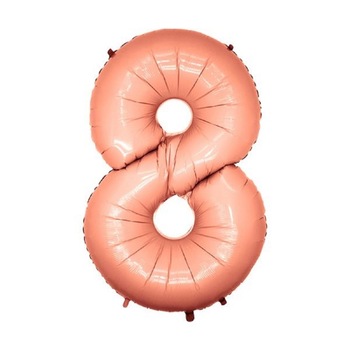 Balon Folie Mare Cifra 8 Rose Gold - 102 cm, Radar 56168 Balon Folie Mare Cifra 8 Rose Gold - 102 cm, Radar 56168