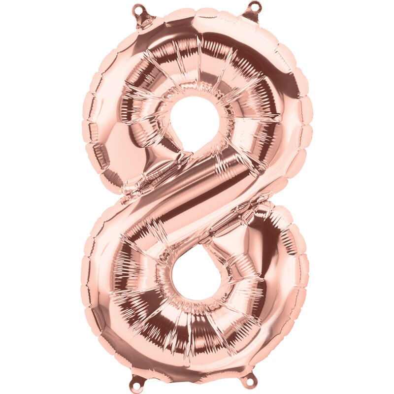 Balon Folie Cifra 8 Rose Gold - 16