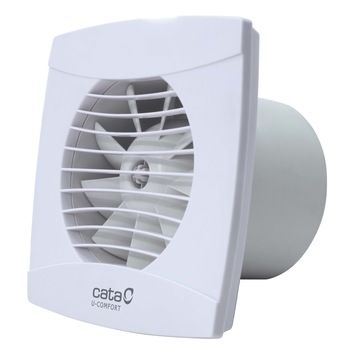 Ventilator aerisire, Cata, UC-10 STD, 2200rpm, 8w, 110m3/h, 26db(a), clapeta anti-retur, standard fara senzori, alb Ventilator aerisire, Cata, UC-10 STD, 2200rpm, 8w, 110m3/h, 26db(a), clapeta anti-retur, standard fara senzori, alb