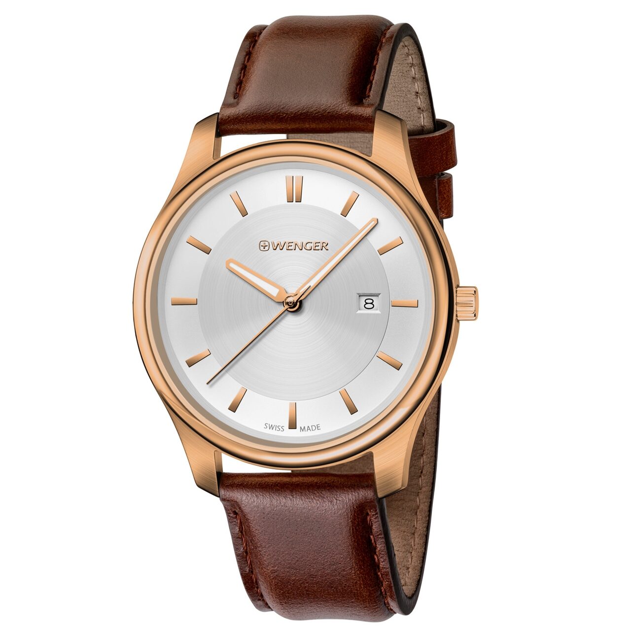 Ceas barbatesc Wenger 01.1441.107, Auriu