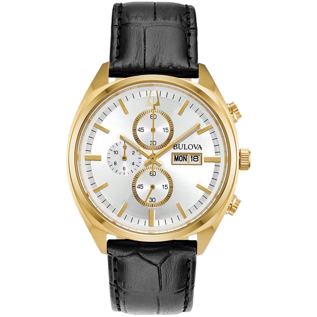 Ceas barbatesc Bulova 97C108 Klassik Cronograf 42mm, 3ATM, Auriu