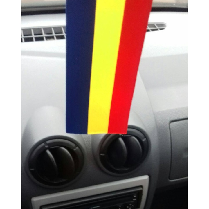 Комплект от 3 автомобилни знамена с възможност за персонализиране, 15 x 5 см