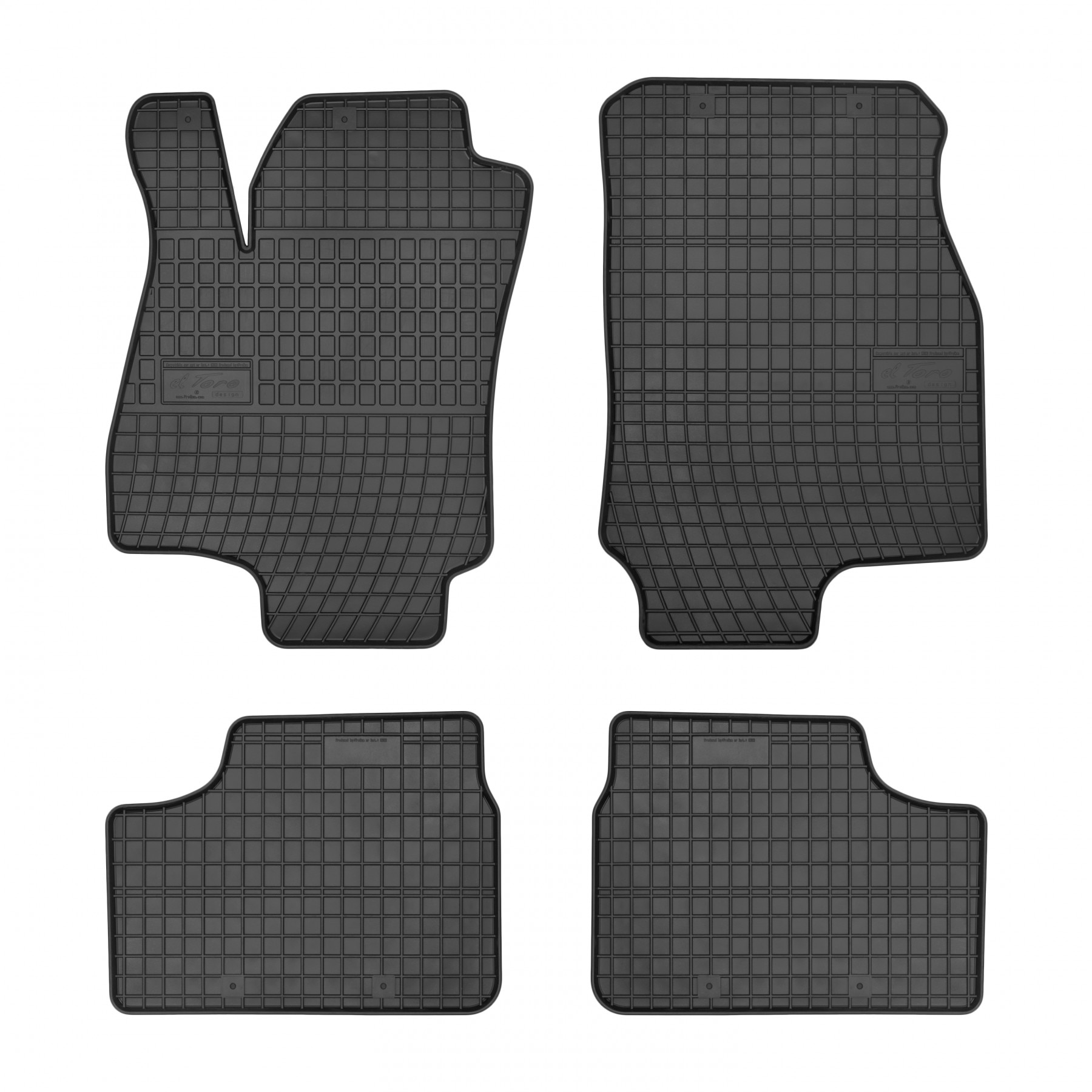 Set 4 bucati covorase auto Frogum pentru Opel Astra G 1998 - 2004