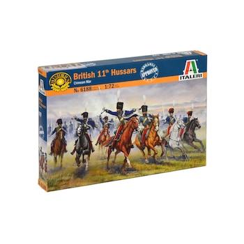 Set Figurine Soldati ITALERI Crimean War British 11th Hussars 24buc 1:72 ITA 6188 Set Figurine Soldati ITALERI Crimean War British 11th Hussars 24buc 1:72 ITA 6188