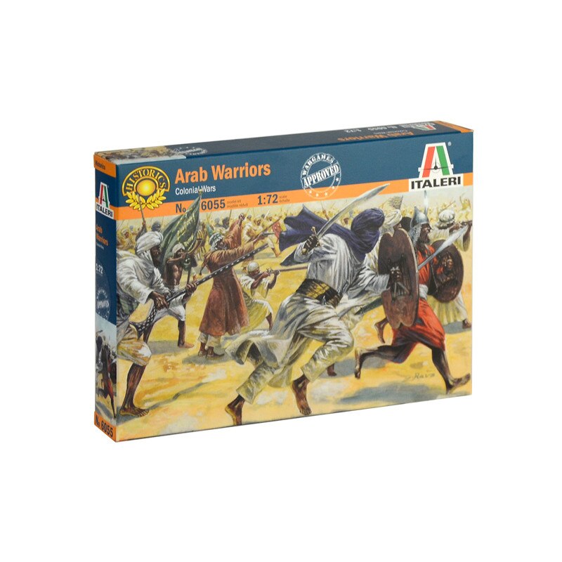 Set Figurine Soldati ITALERI Colonial Wars Arab Warriors 50buc 1:72 ITA 6055