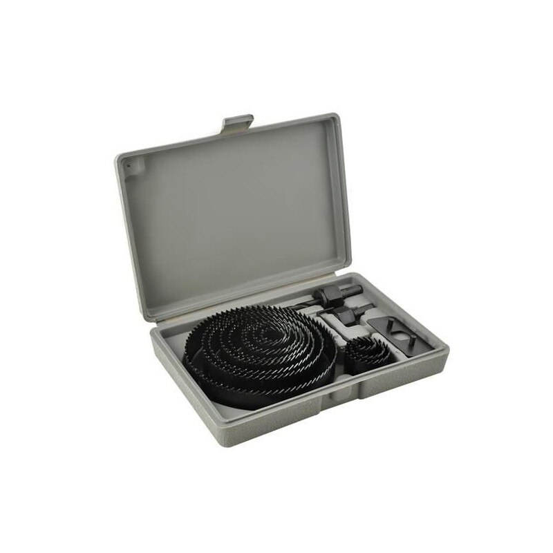 Trusa Freze 18 Piese Pentru Gaurire Lemn Sau Rigips, Marimi 19-127 Mm