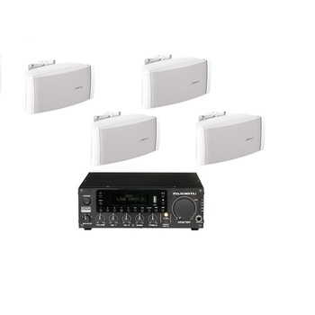 Sistem audio,Bose Freespace, ambiental , 4 x Bose FreeSpace DS16SW pe 100V, 1 x Amplificator DAP PA 530TU Sistem audio,Bose Freespace, ambiental , 4 x Bose FreeSpace DS16SW pe 100V, 1 x Amplificator DAP PA 530TU