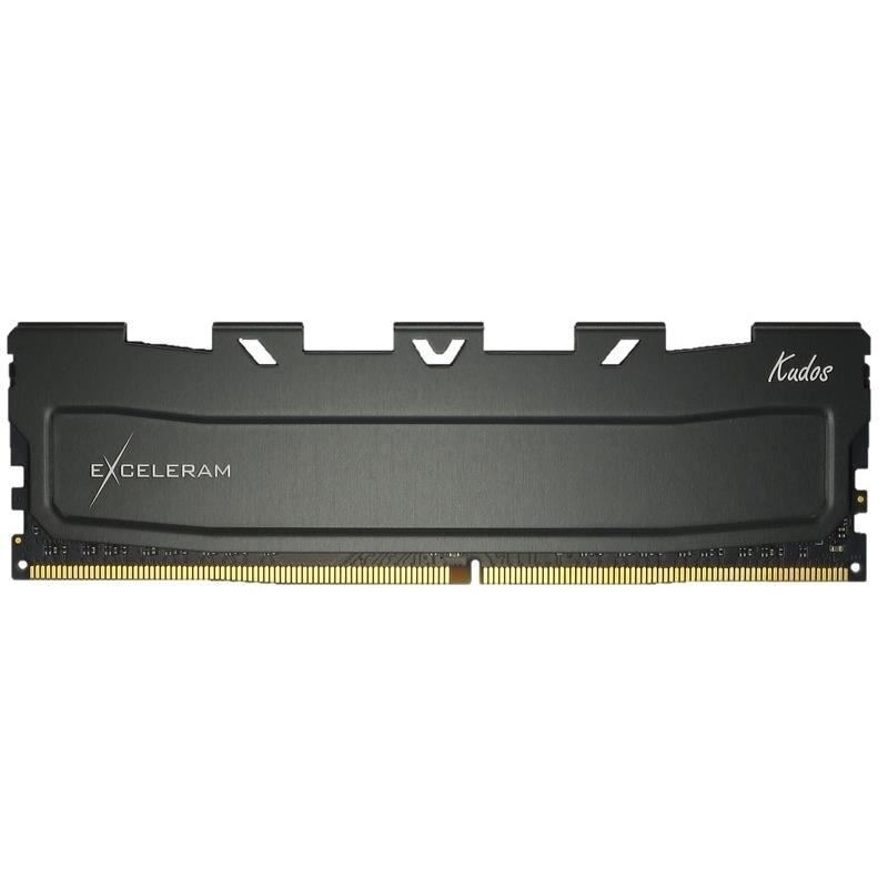 Memorie Exceleram Black Kudos, 16GB DDR4, 3200MHz CL16