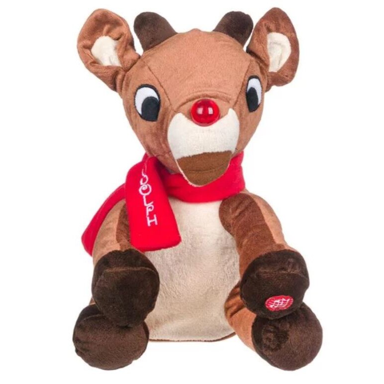 Ren interactiv, SG, cu sunete si lumini, maroniu