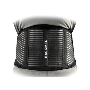 Centura pentru suport lombar Backmed Dublu sistem de compresie Marime XXL-XXXL (Talie 96-120) cm Centura pentru suport lombar Backmed Dublu sistem de compresie Marime XXL-XXXL (Talie 96-120) cm